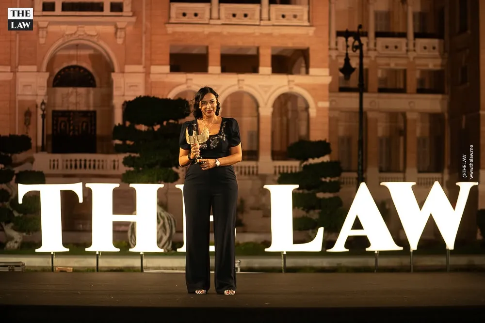 Woman winner, THE LAW's Finest Awards Night