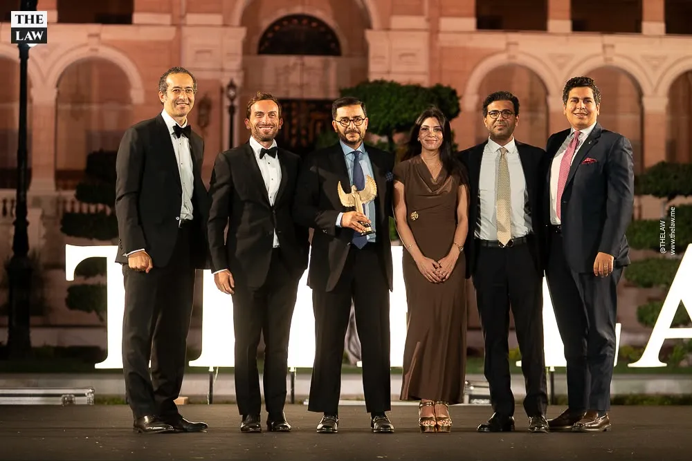 Team on stage, THE LAW's Finest Awards Night